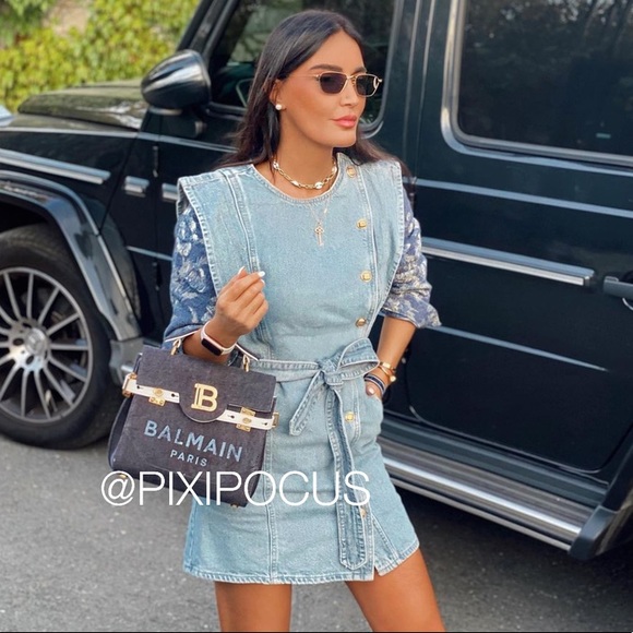 Zara Dresses & Skirts - NWT ZARA Combination Denim Belted Mini Dress